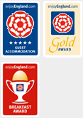 2014, Gold Award, Five Stars and Breakfast Award